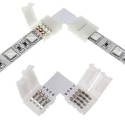 RGB Şerit Led Köşe Birleştirme Aparatı 4 Pin