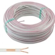 2 x 0.75mm Bitişik Elektrik Kordon Kablo 100 Metre