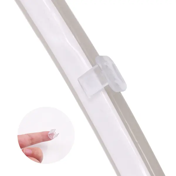 Neon Led Plastik Montaj ve Sabitleme Aparatı Klips 25 Adet