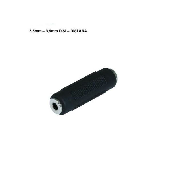 2 x 3,5 mm DİŞİ JAK BİRLEŞTİRİCİ 5 ADET