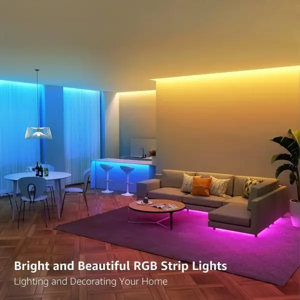 RGB Şerit Led Işık 256 renk Bluetooth Kontrol Set