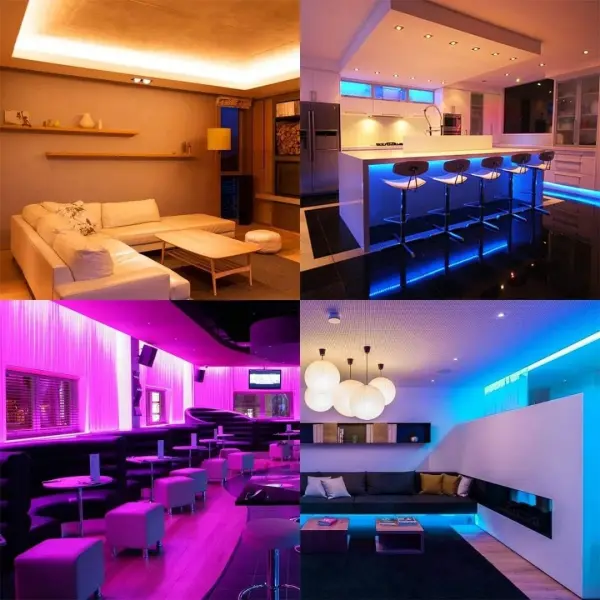 RGB Şerit Led Işık 256 renk Bluetooth Kontrol Set