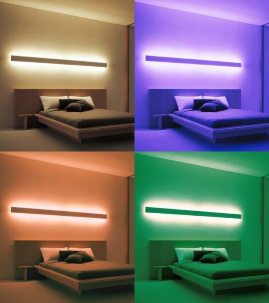 50 Cm Opak RGB 16 Renk Kumandalı Çubuk Şerit Led Renk Değiştiren Led Işık SB-6540
