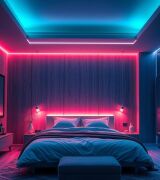 1 Metre Şeffaf RGB 16 Renk Kumandalı Çubuk Şerit Led Renk Değiştiren Led Işık SB-6540
