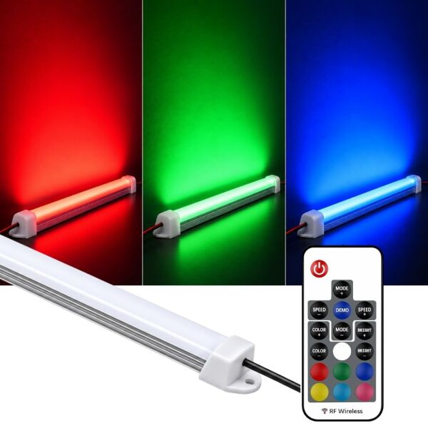 RGB Çubuk Bar LED Seti 20 Renk RF Kumandalı Renk Değiştiren LED Işık Dekoratif Aydınlatma SB-6542