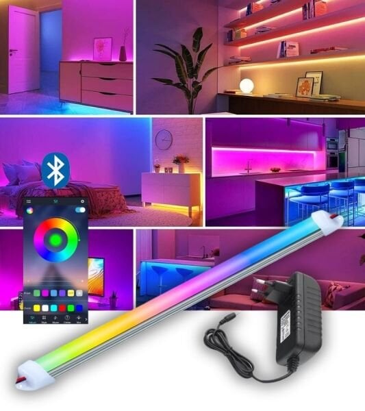RGB Çubuk Bar Led Işık 256 renk Bluetooth Kontrol