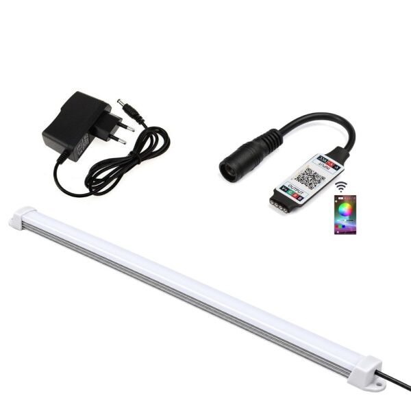 RGB Çubuk Bar LED Seti Bluetooth Kontrollü Renk Değiştiren LED Işık Dekoratif Aydınlatma SB-6543