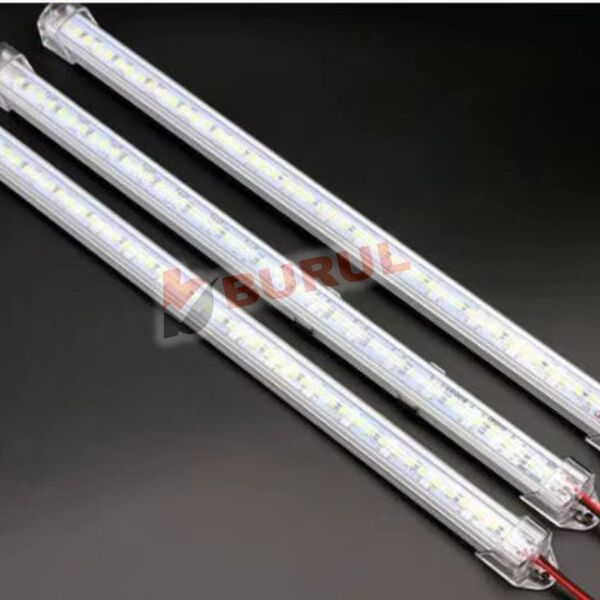 SB-6550 - 2 Adet Alüminyum Kasa Çubuk Led 12 Volt Gün Işığı 50 Cm Opak Karavan Tekne Otomobil