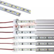 SB-6551 2 Adet Alüminyum Kasalı 5630 Bar Led 12 Volt Gün Işığı 50 Cm Şeffaf Karavan Tekne Otomobil