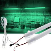 SB-6553 2 Adet 100 Cm 220v Opak Çubuk Bar Led Yeşil Işık ve Butonlu Fiş