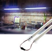 SB-6554 2 Adet 100 Cm 220v Şeffaf Çubuk Bar Led Beyaz Işık