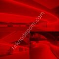 Neon Şerit Led 220v Esnek Dış Mekan, Bahçe, Açık Alan Dekoratif Aydınlatma Fişli 5 Metre - Kırmızı