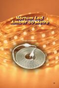 30 Metre Hortum Led Amber Dış Mekan Fişli SB-6539
