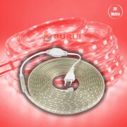 30 Metre Hortum Led Kırmızı Işık Dış Mekan Fişli SB-6539