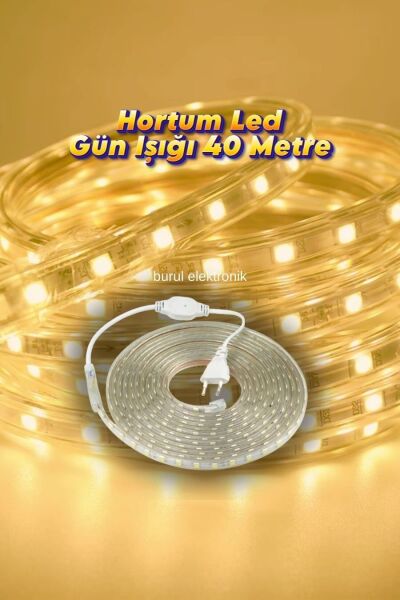 40 Metre Hortum Led Gün Işığı Dış Mekan Fişli SB-6539