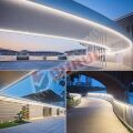 SB-6509 2 Metre Beyaz Işık Neon Led Şerit Dış Mekan Silikonlu Esnek Dekoratif Aydınlatma 220v Fişli
