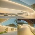 Neon Şerit Led 220v Esnek Dış Mekan, Bahçe, Açık Alan Dekoratif Aydınlatma Fişli 5 Metre - Gün Işığı
