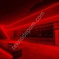 Neon Şerit Led 220v Esnek Dış Mekan, Bahçe, Açık Alan Dekoratif Aydınlatma Fişli 15 Metre - Kırmızı