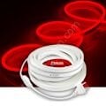 SB-6509 5 Metre Kırmızı Işık Neon Led Şerit Dış Mekan Silikonlu Esnek Dekoratif Aydınlatma 220v Fişli