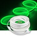 SB-6509 5 Metre Yeşil Işık Neon Led Şerit Dış Mekan Silikonlu Esnek Dekoratif Aydınlatma 220v Fişli