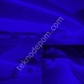 Neon Şerit Led 220v Esnek Dış Mekan, Bahçe, Açık Alan Dekoratif Aydınlatma Fişli 30 Metre - Mavi