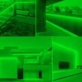 Neon Şerit Led 220v Esnek Dış Mekan, Bahçe, Açık Alan Dekoratif Aydınlatma Fişli 15 Metre - Yeşil