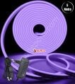 5 Metre Mor Işık Esnek Neon Led Şerit Butonlu Dekoratif Aydınlatma Seti SB-6535