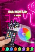 5 Metre Sese Duyarlı ve Kumandalı Rgb Neon Led SB-6561