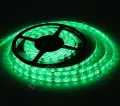 4040 Çip Silikonlu Şerit Led 12v Yeşil 5 Metre