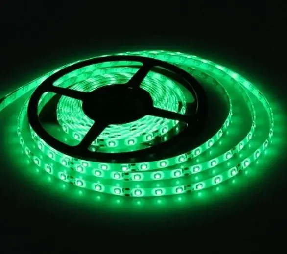 4040 Çip Şerit Led Yeşil 12v İç Mekan 5 Metre