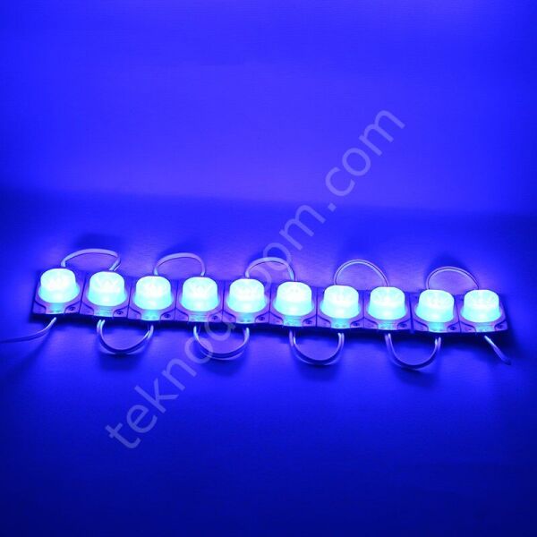 1.5w Dik Açı Mercekli Mavi Reklamcı Modül Led Parmak Led Lamba 12 Volt