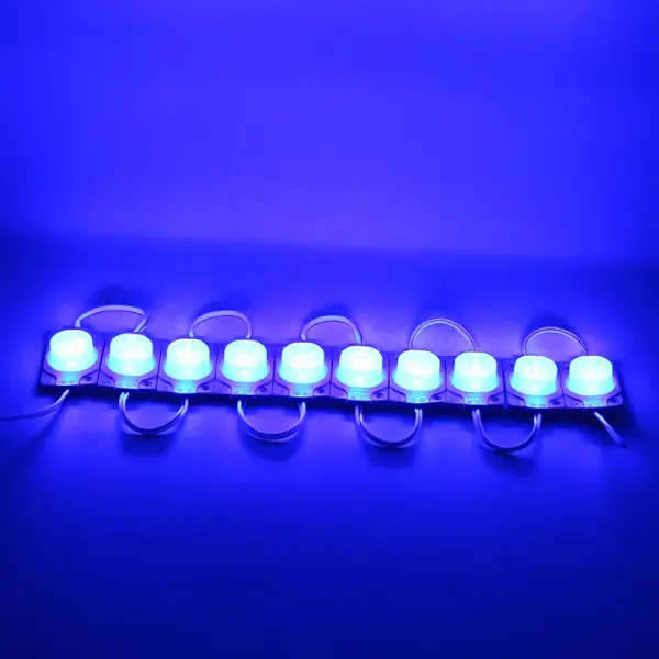 1.5w Dik Açı Mercekli Mavi Reklamcı Modül Led Parmak Led Lamba 12 Volt 20 Adet