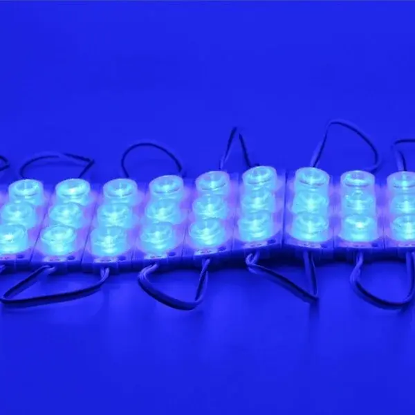 3w Dik Açı Mercekli Mavi Reklamcı Modül Led Parmak Led Lamba 12 Volt 20 Adet