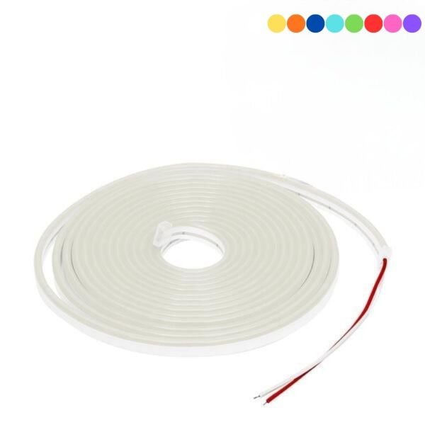 5 Metre Esnek Neon Led Şerit 12 Volt 6x12mm