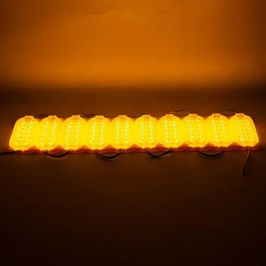 2.4w Mercekli Modül Led Amber 12 Volt