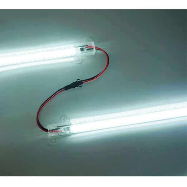 50 Cm Yüksek Lümen Fişli Bar Led Eklenebilir Opak Pvc Kasalı 2 Adet
