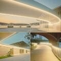 Neon Şerit Led 220v Esnek Dış Mekan, Bahçe, Açık Alan Dekoratif Aydınlatma Fişli 5 Metre - Gün Işığı