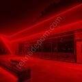 Neon Şerit Led 220v Esnek Dış Mekan, Bahçe, Açık Alan Dekoratif Aydınlatma Fişli 10 Metre - Kırmızı