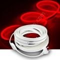 Neon Şerit Led 220v Esnek Dış Mekan, Bahçe, Açık Alan Dekoratif Aydınlatma Fişli 50 Metre - Kırmızı