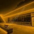 Neon Şerit Led 220v Esnek Dış Mekan, Bahçe, Açık Alan Dekoratif Aydınlatma Fişli 40 Metre - Amber