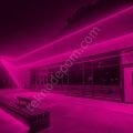 Neon Şerit Led 220v Esnek Dış Mekan, Bahçe, Açık Alan Dekoratif Aydınlatma Fişli 15 Metre - Pembe