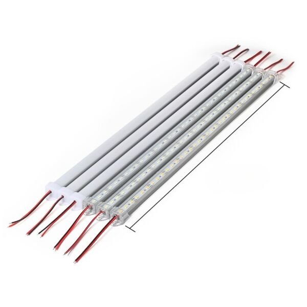 2 Adet Beyaz Işık Opak Alüminyum Kasa Yüksek Lümen Bar Led 12 Volt