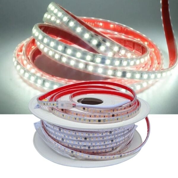 Cata CT-4495 -  Beyaz 220v 120 Ledli Trafosuz Şerit Led Işık 100 Metre