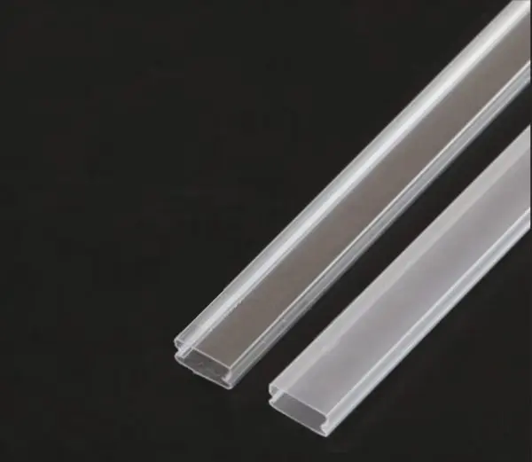 Bar Led Profili Plastik Pvc Şeffaf Boş Kasa 100 Cm 5 Adet