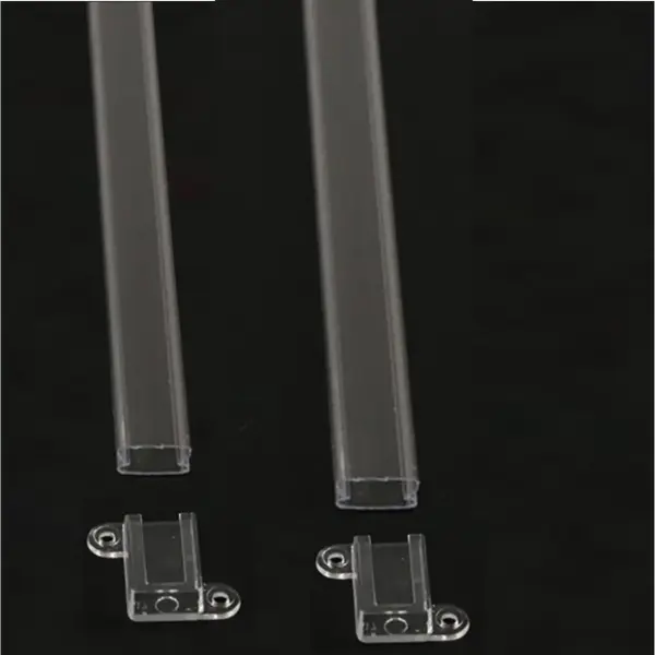 Bar Led Profili Plastik Pvc Opak Boş Kasa 100 Cm 5 Adet