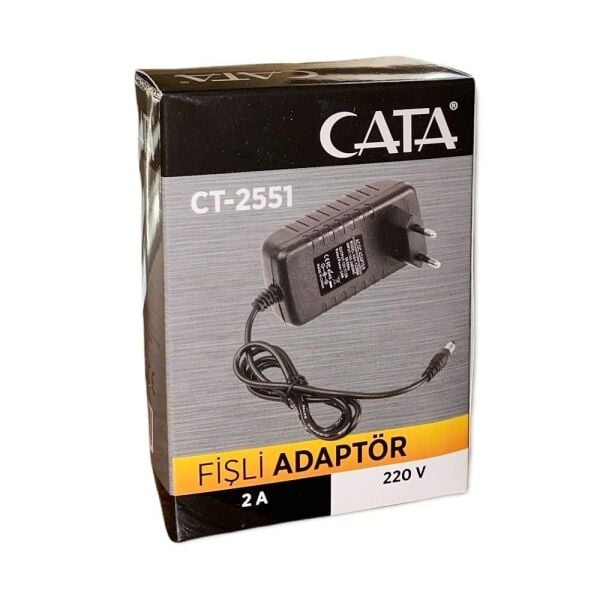 Cata Ct-2551 2 Amper Fişli Adaptör 12 Volt