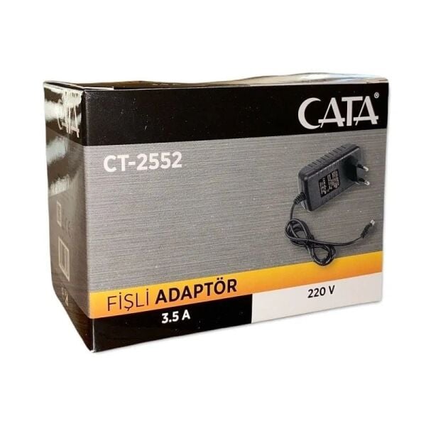 Cata Ct-2552 3.5 Amper Fişli Adaptör 12 Volt