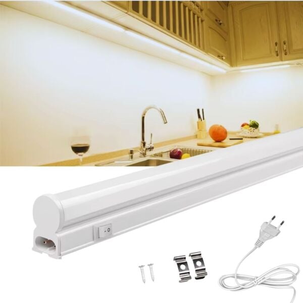Gün Işığı Led Bant Armatür Floresan Tip Aç Kapa Butonlu Fişli SB-6528